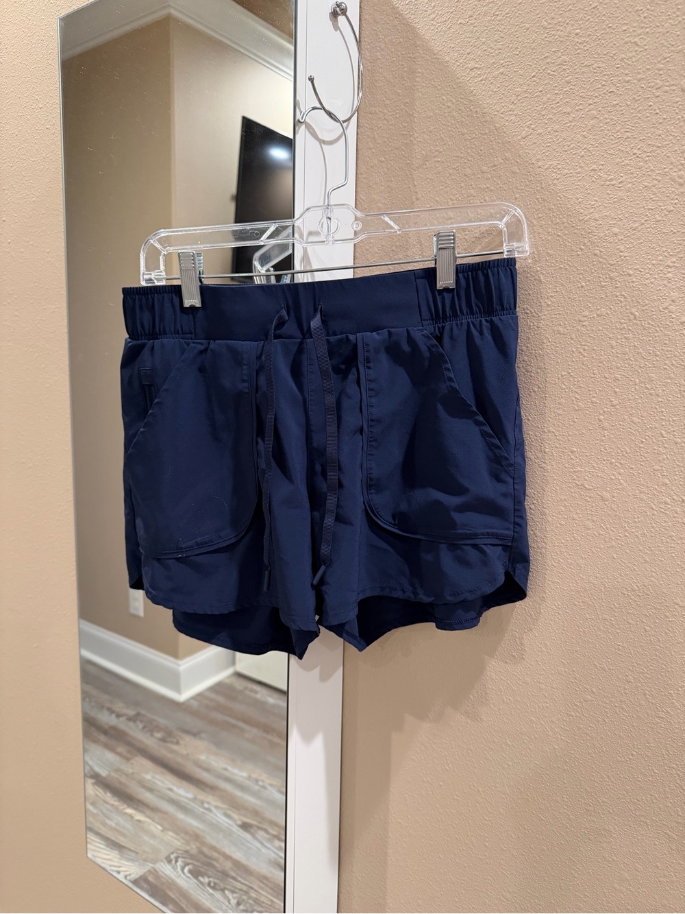 all in motion Navy Drawstring Athletic Shorts